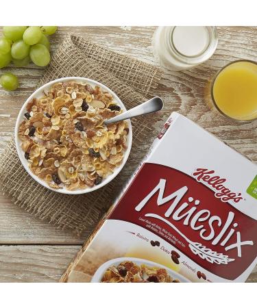 Kellogg's Mueslix Breakfast Cereal Original 16.2oz - High Fiber Source - Buy Online on GoSupps.com