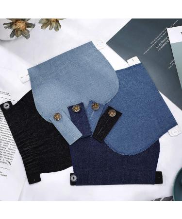 8-Piece Maternity Pants Extender Set for Pregnancy Women and Men - Elastic Button Extenders for Jeans and Trousers - Adjustable Waistband - Assorted Colors - Buy Online on GoSupps.com
