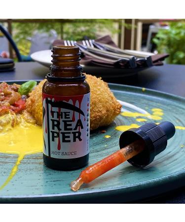 I LOVE SPICY The Reaper Chili Sauce 20 ml Lab Measured 96 581 SHU 85% Carolina Reaper Peppers Hot 7/5 St - Buy Online on GoSupps.com