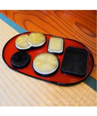 KAKURI Kenzan Flower Frog Black Large Square 3.8 - Japanese Ikebana Supplies - Professional Stainless Steel Holder Pin Frog - Made in Japan - Buy Online on GoSupps.com