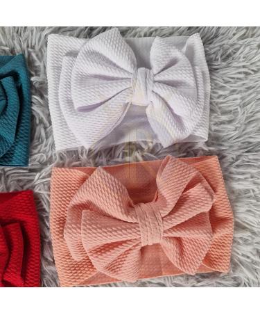 ROYAL ICON Baby Headbands for Girls - Soft & Comfortable Baby Bows (Pattern 9) - Buy Online on GoSupps.com