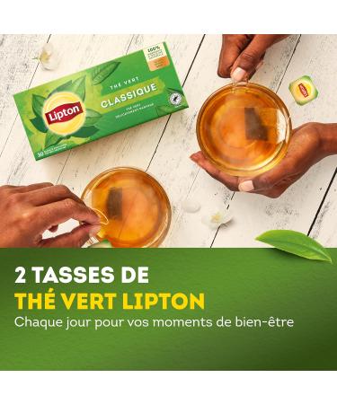  Lipton Lipton Green Tea Green Tea from Asia Cold or Hot Infusion Classic Taste Relaxation 100% Natural Origin Ingredients 30 sachets - Buy Online on GoSupps.com