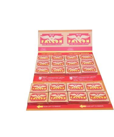 Treet Falcon Double Edge Safety Razor Blades 200 blades (20x10)