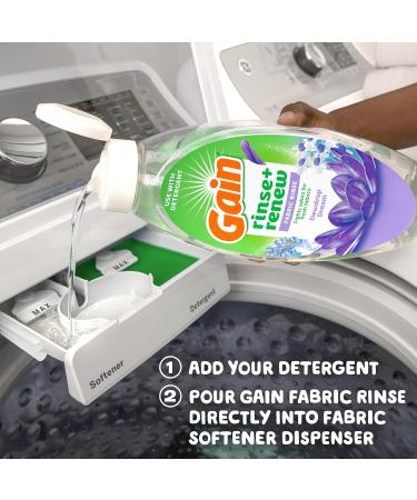 Gain Rinse and Renew Fabric Rinse - Dewdrop Dream 48 fl oz | Odor Fighter | International Shipping Available - Buy Online on GoSupps.com