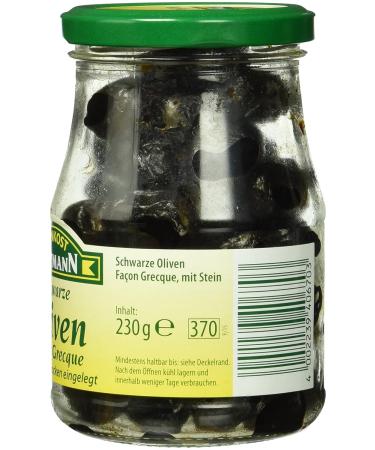 Feinkost Dittmann Black Olives - Greek Style Dry Pickled 6 x 230g | Premium Quality International Shipping - Buy Online on GoSupps.com