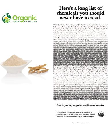 Organic Ashwagandha Root Powder - Lab Tested for Purity | Non-GMO Indian Ginseng from India - 1.10 lbs Resealable Bag by SHOPOSR - Buy Online on GoSupps.com