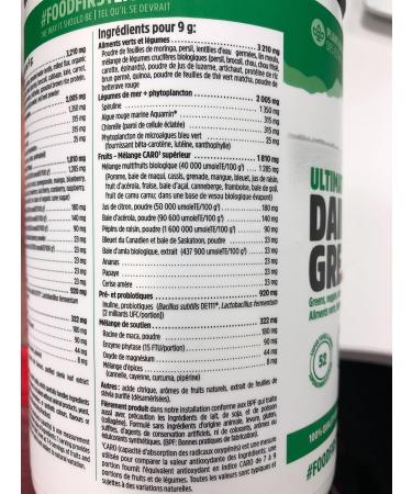 North Coast Naturals Ultimate Daily Greens | Superfood blend of superfruits land and sea greens - 270 g - Mixed Berry & Citrus Mixed Berry & Citrus 270 g (Pack of 1) - Buy Online on GoSupps.com