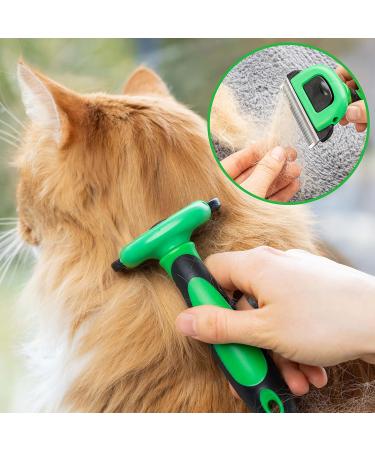 Fino Pet Cat Brush Size M - Ideal for Medium & Large Cats | Short & Long Hair Fur Care | Underproof Brush & Flea Comb Accessories - Buy Online on GoSupps.com