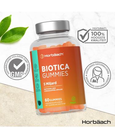 ProBio 5 Billion CFU 60 Vegan Erasers Biotics Gummies for Men and Woman Digestive Health Horbach - Buy Online on GoSupps.com