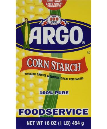 Argo Corn Starch - 16 oz. (pack of 2) 100% PURE Gluten Free