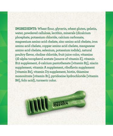 Greenies Original Dental Chews Teenie 130 Count - Natural Dog Treats for 5-15 lb. Dogs - Buy Online on GoSupps.com