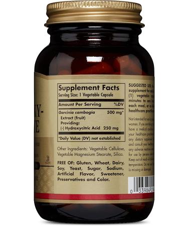 Solgar Hydroxy-Citrate 60 Veg Capsules | Natural Weight Management Support - Buy Online on GoSupps.com
