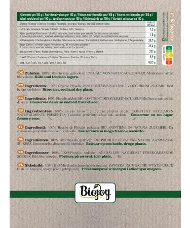 Biojoy Physalis dried BIO (500 g) Whole Inca berries - Buy Online on GoSupps.com