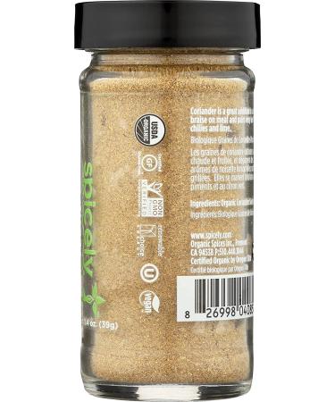 Buy Spicely Organic Coriander Powder - Gluten Free 1.40 oz Jar - Buy Online on GoSupps.com