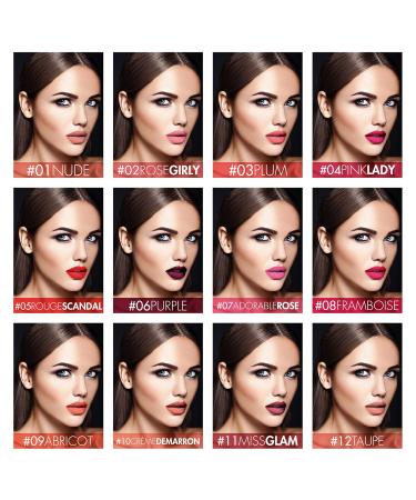 Buy Miss Cop Mat Lipstick in Nude - Long-Lasting Velvety Finish | International Shipping Available - Buy Online on GoSupps.com