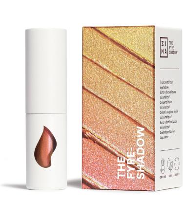 3INA MAKEUP - The Fyre-Shadow - Trichromatic Liquid Eyeshadow - Long-Lasting Liquid Eyeshadow - Lightweight Highly Pigmented Formula - Pearly Finish - Vegan - Cruelty Free - Buy Online on GoSupps.com