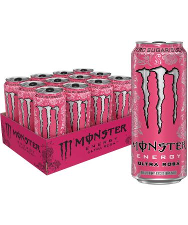 Monster Energy Ultra Rosa 473mL Cans Pack of 12