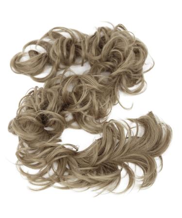 CAISHA XXL Hairpiece Scrunchy Updo Bridal Hairstyle Voluminous Curly Messy Bun Natural Blonde HW14 natural blonde #16 HW14