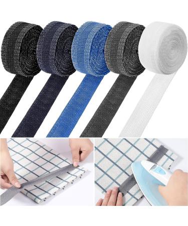 Hem Tape Kit for Pants & Curtains - 5pc No-Sew Iron-On Adhesive Tape Set - Buy Online on GoSupps.com