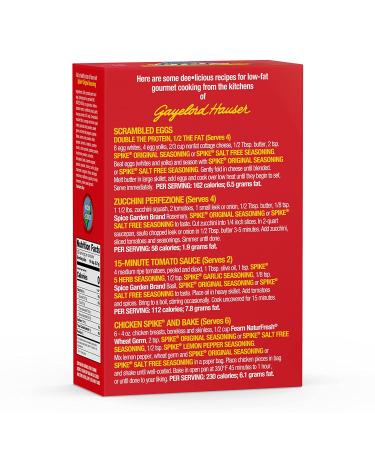 Spike Original All-Purpose Seasoning - All Natural, Low Sodium, No Sugar, No MSG, Zero Calories, Vegan - 7 oz Box - Buy Online on GoSupps.com
