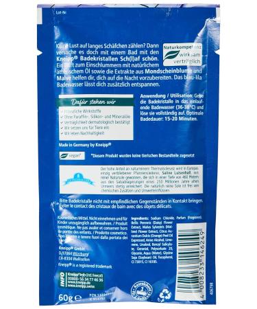 Kneipp Bath Crystals for Sleep - 60g Relaxing Bath Soak | International Shipping - Buy Online on GoSupps.com