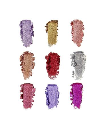 Makeup Revolution Pressed Glitter Palette Diva - Multicolor Eyeshadow | Shop Internationally - Buy Online on GoSupps.com