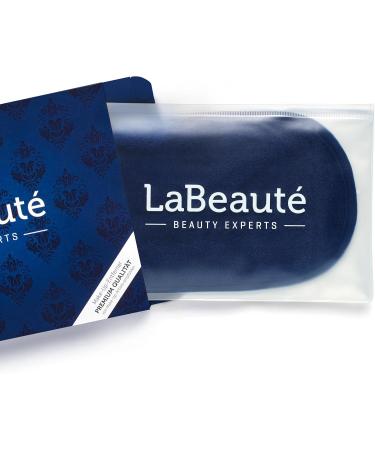 LaBeaut Makeup Remover Glove (2 pieces) Facial Cleaning Cloth Spa Microfiber Wash Mitt Washable and Reusable (20x13 cm navy-blue) - Buy Online on GoSupps.com