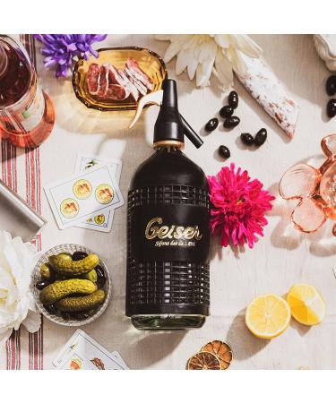 Geiser Siphon Vintage Soda Water 1L (Black) - Buy Online on GoSupps.com