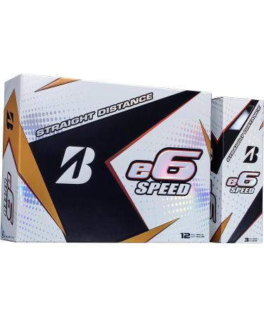 Bridgestone E6 Speed Golf Balls - One Dozen - Buy Online on GoSupps.com