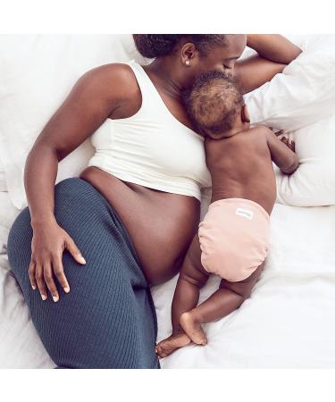 Esembly Cloth Diaper Outer Waterproof Cloth Diaper Cover Swim Diaper Leak-Proof and Breathable Layer Over Prefolds Flats or Fitteds Reusable Diaper with Snap Closure Size 2 (18-35lbs) Blush Size 2 Blush - Buy Online on GoSupps.com