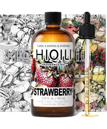 HIQILI 30ML Peppermint Essential Oil & 150ML Strawberry Fragrance Oil for DIY Diffuser - Buy Online on GoSupps.com