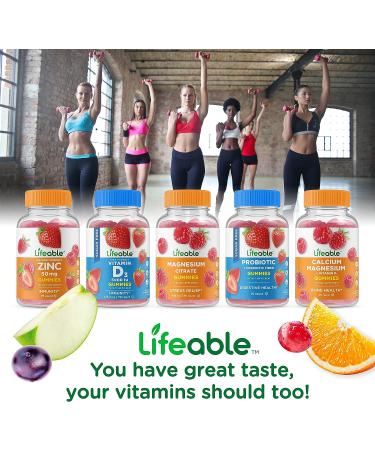Lifeable Sugar Free Multivitamin for Women - Vegan, Great Tasting - 90 Gummies with Essential Vitamins and Minerals including Biotin, Zinc, and Ginseng - Buy Online on GoSupps.com