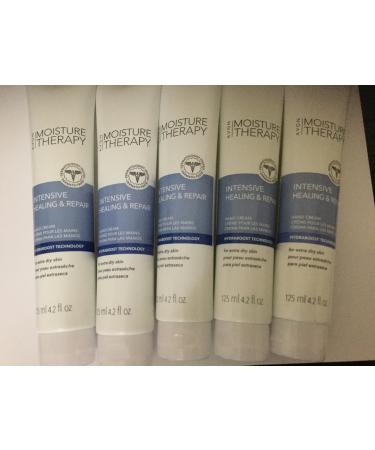 Avon Moisture Therapy Intensive Healing & Repair Hand Cream Lot of 5 125ml 4.2fl