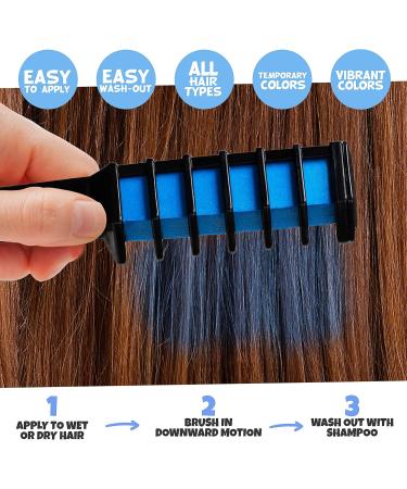 Blue Squid Haircover for Girls | Washable Blue Hair Color | Perfect Gift Ideas for Teenagers - Buy Online on GoSupps.com