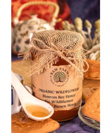 900 g Organic Raw Wildflowers and Herbs Blossom Bee Honey - Raw Farm 900 g (Pack of 1) - Buy Online on GoSupps.com