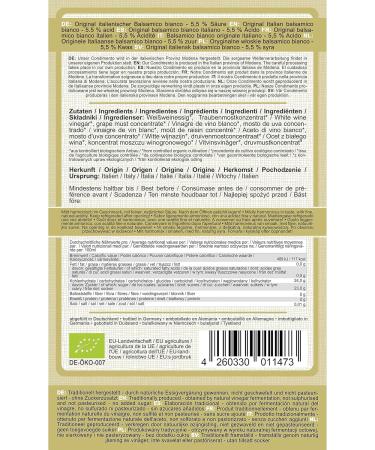 direct&friendly Bianco Bianco white Condimento Condimento (500 ml) - Buy Online on GoSupps.com