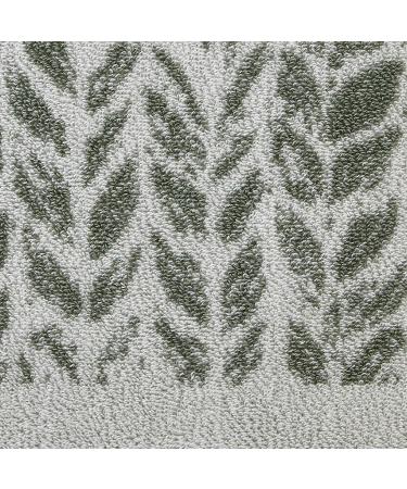 SKL Home Distressed Leaves Bath Towel Sage 28x54 | Saturday Knight Ltd - Buy Online on GoSupps.com