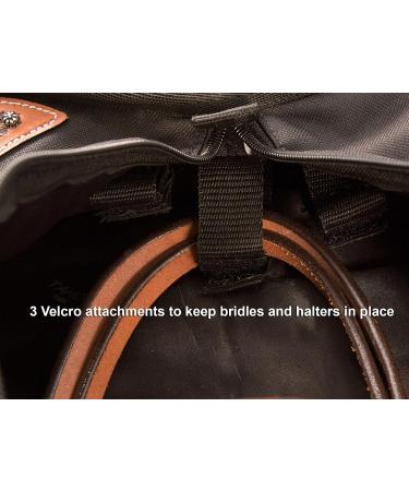 Tahoe Premium Durango Western Halter Bridle/Headstall Carry and Storage Bag with Waterproof Padding and Hand-Tooled Leather Accents - Buy Online on GoSupps.com
