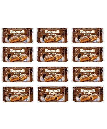 Buond Motta Buond Cacao Pack of 12 baked sweets with cocoa cream 258 g (6 x 43 g)