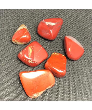 Natural Crystal Rough 6pcs Natural Red Jade Tumbled Stones Carnelian Crystal Raw Stone Polished Stone Home Decoration As Gift Can be Used for Home Office Decoration - Buy Online on GoSupps.com