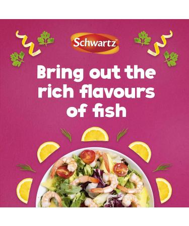 Schwartz Fish Seasoning 55g - Enhance Your Seafood Dishes with this Premium Blend - Buy Online on GoSupps.com