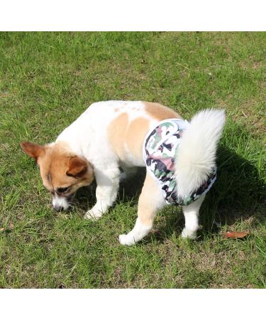 Joydaog Premium Reusable Dog Diapers for Female Small Dogs - 4 Pack in Camouflage - Size S - Buy Online on GoSupps.com