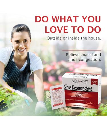 Medique 80964 Sinus Decongestant Tablets - 24 Count - Buy Online on GoSupps.com