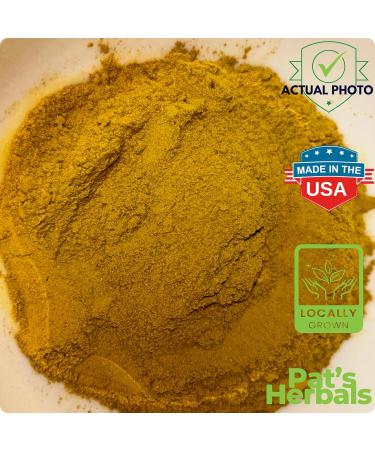 Pat's Herbals Goldenseal Root Powder - 2oz USA Grown Non-GMO | Pure Bright Yellow Root Powder - Buy Online on GoSupps.com