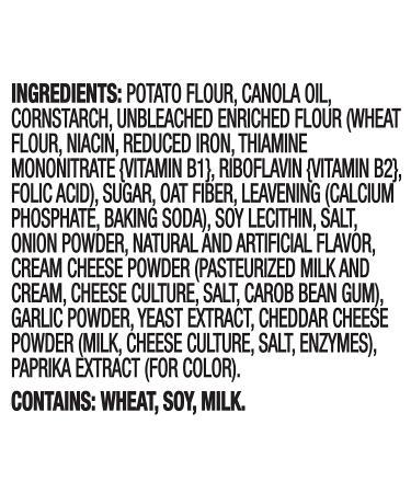 RITZ Crisp and Thins Cream Cheese and Onion Chips - 6 Pack, 7.1 oz Bags - Buy Online on GoSupps.com