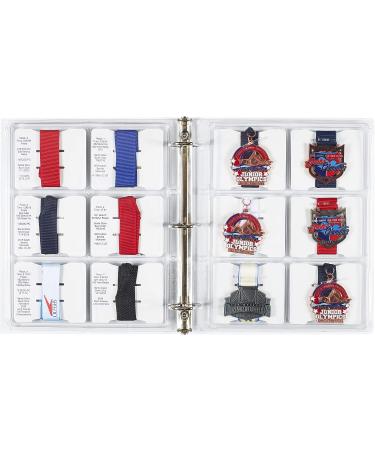 Mercurydean Award Medal Binder Pages - 3 Pack for 18 Medals Storage & Display - Buy Online on GoSupps.com