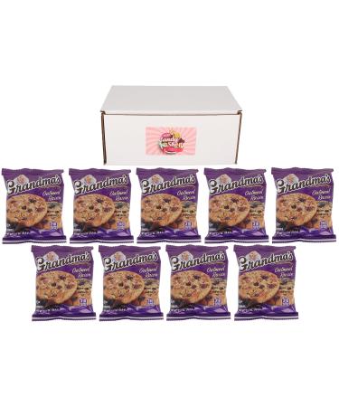 Grandma's Cookies In Box (Pack of 9, total 18 Cookies) (Oatmeal Raisin)