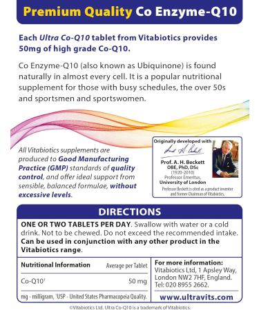 Buy Ultra Co Q10 Tablets - 60 Tablets | Boost Energy & Support Heart Health - International Shipping Available - Buy Online on GoSupps.com