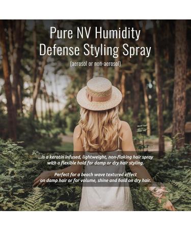 Humidity Defense Custom Hold Hairspray Resists Humidity & Repels Moisture Made From Natural Vitamins & Minerals Keratin Collagen & Argan Oil Infused To Repair Restore & Strengthen 8.5 Oz. - Buy Online on GoSupps.com