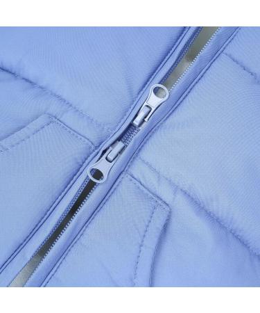 Minizone Baby Snowsuit Winter Romper | Cotton Hooded Jumpsuit | Cartoon Rabbit Design | Blue | 0-6 Months - Buy Online on GoSupps.com